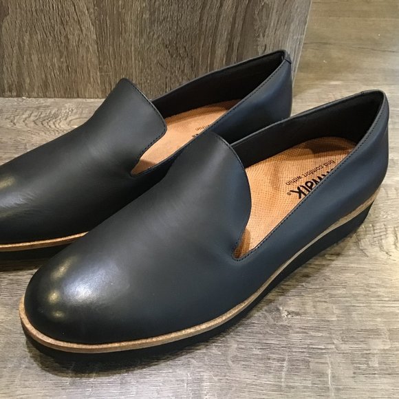 Softwalk Black Westport Women's 10W Cozy Leather Shoe - Picture 1 of 4